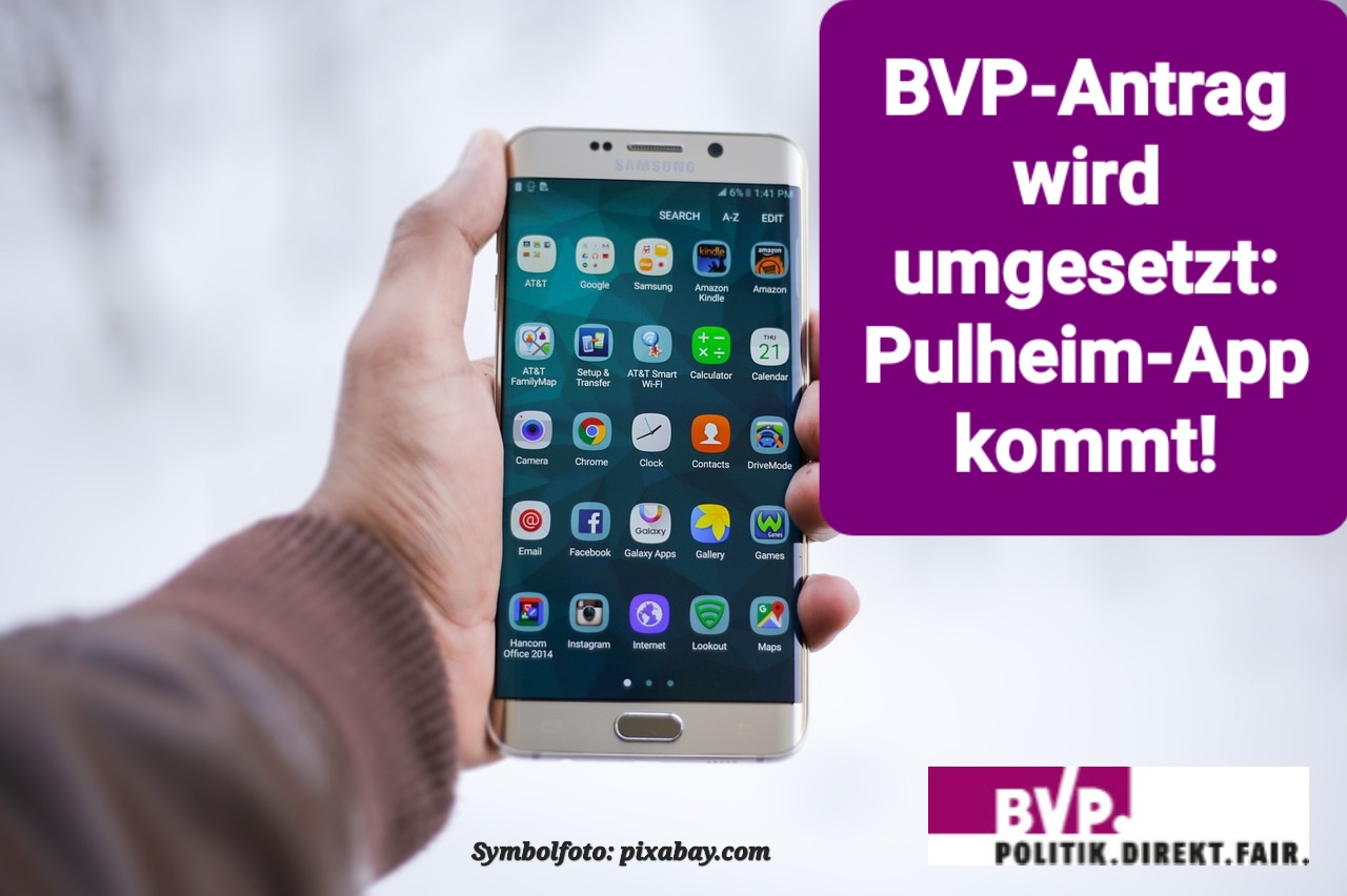 BVP-Antrag wird umgesetzt: Pulheim-App kommt
